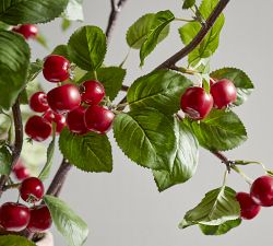 Faux Rose Hips Branch