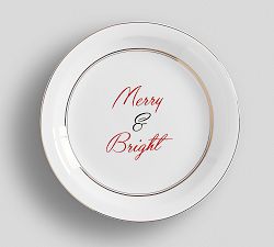 Merry &amp; Bright Appetizer Plate, Set of 4