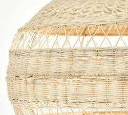 Adrienne Woven Oversized Pendant (41")