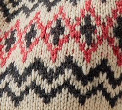 Hamil Fair Isle Sweater Pillow