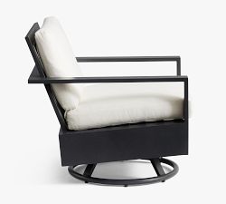 Indio Metal Swivel Outdoor Lounge Chair