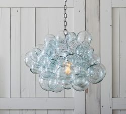 Ramona Recycled Glass Chandelier (26")