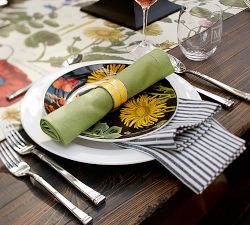 Enamel Napkin Rings, Mixed Set of 4
