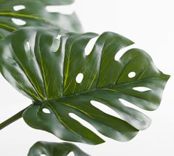 Faux Small Monstera Houseplant