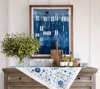 Framed Shibori Textile Art | Wall Decor | Pottery Barn