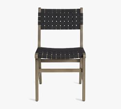 Open Box: Abbott Acacia Woven Outdoor Dining Chair