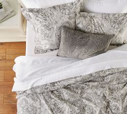 Jaylinn Paisley Print Cotton Duvet Cover &amp; Shams