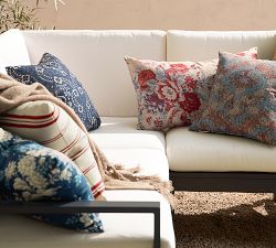 Outdoor Julene Floral Print Lumbar Pillow