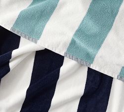 Reversible Awning Striped Beach Towel