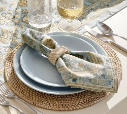 Brooke Block Print Cotton Napkins