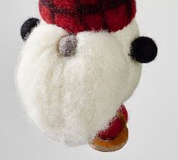 Felt Country Gnome Ornament