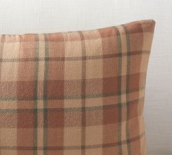 Hanne Plaid Lumbar Pillow Cover