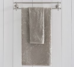 Isaac Floral Sculpted Bath Towel