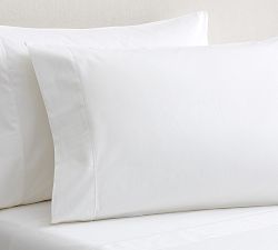 PB Organic 350-Thread-Count Sateen Pillowcases - Set of 2