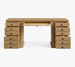 Printer's Executive Desk with Drawer (35")