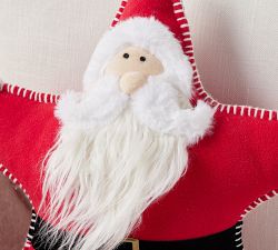 Santa Star Shaped Pillow