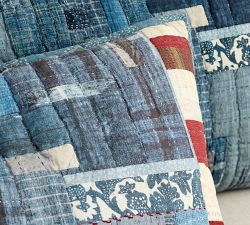 Americana Flag Reversible Quilted Sham