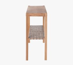 Bardill Woven Leather Console Table