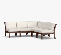 Chatham Mahogany 5-Piece Armless Sectional