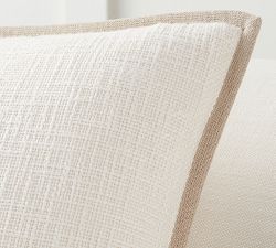 Cotton Basketweave Pillow Cover