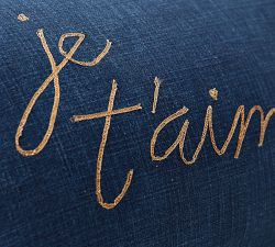 Je t'aime Sentiment Pillow