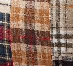 Kirk Patchwork Plaid Pillow