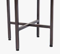 Maryrose Round Marble Accent Table