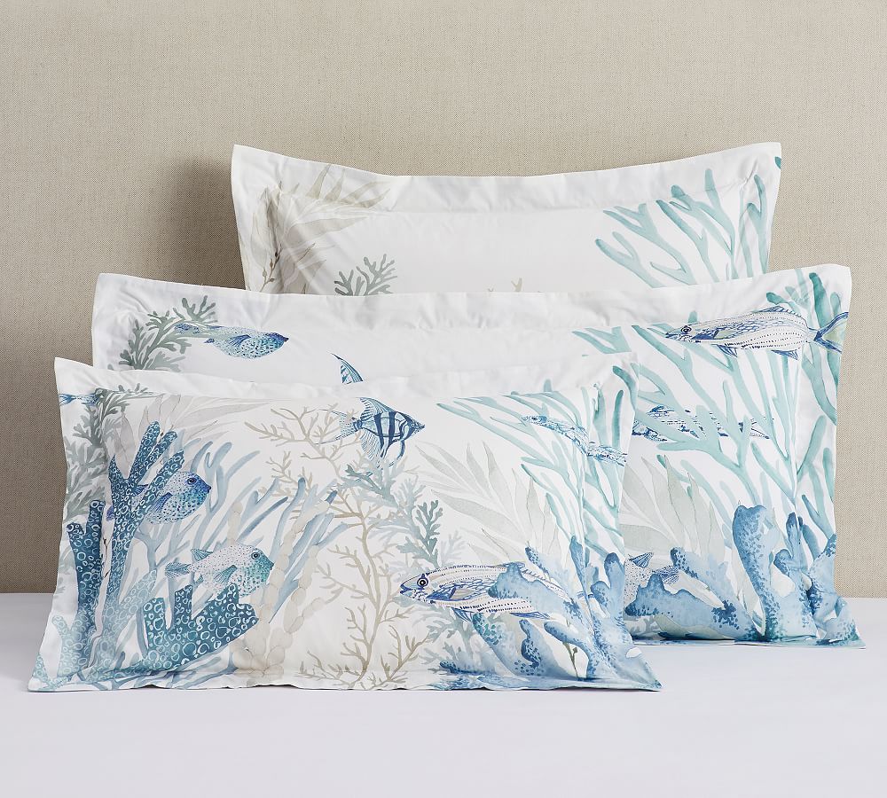 Under The Sea Percale Sham by Pottery Barn