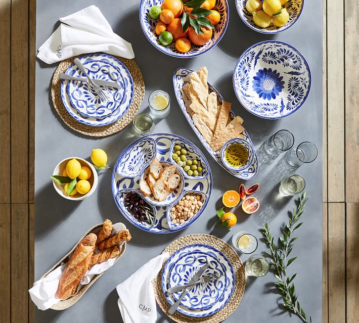 Puebla Outdoor Melamine Multi-Condiment Server | Pottery Barn