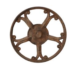 Rustic Aluminum Gears - Set of 3