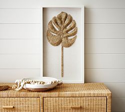 Woven Leaf Shadow Box