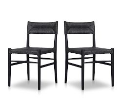 Zara Woven Outdoor Dining Chairs - Set of 2