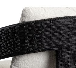 Pottery Barn Arden Rattan Armchair - Thumbnail 4