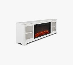 Bartow Electric Fireplace Media Cabinet (81")