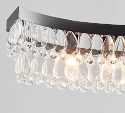 Clarissa Modern Wave Chandelier (37")