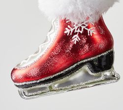 Embellished Ice Skate Ornament