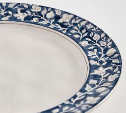 Hanukkah Botanical Stoneware Dinner Plates - Set of 4