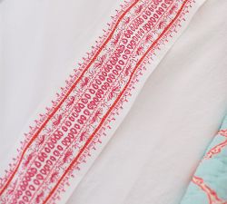 Lilly Pulitzer Shell of a Time Organic Percale Sheet Set