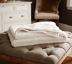 Faux Sheepskin Throw