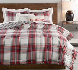 Hamilton Plaid Reversible Cotton Comforter &amp; Shams