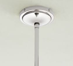 Vintage Glass Pole Pendant (8"-11")