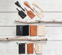 Peyton Leather Travel Accessories - Blush