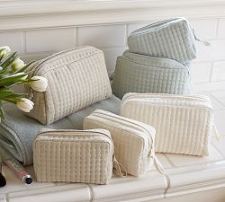 Pick-Stitch Cosmetic Bags, Set of 2
