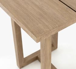 Punta Mita Teak Square Outdoor Bar Height Table (36")