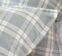 Briar Plaid Cotton Linen Yarn Dye Sham