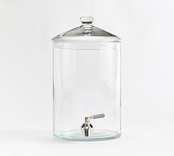 Clear Glass Drink Dispenser