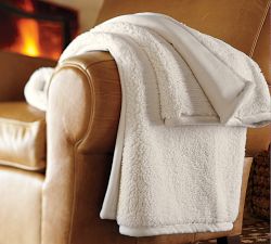 Faux Sheepskin Throw