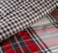 Hamilton Plaid Reversible Cotton Comforter &amp; Shams