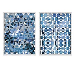Indigo Illusions Framed Prints