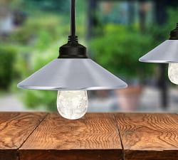 Indoor/Outdoor Stainless Steel Shade String Lights